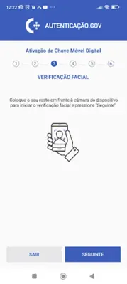 Autenticação Gov android App screenshot 0